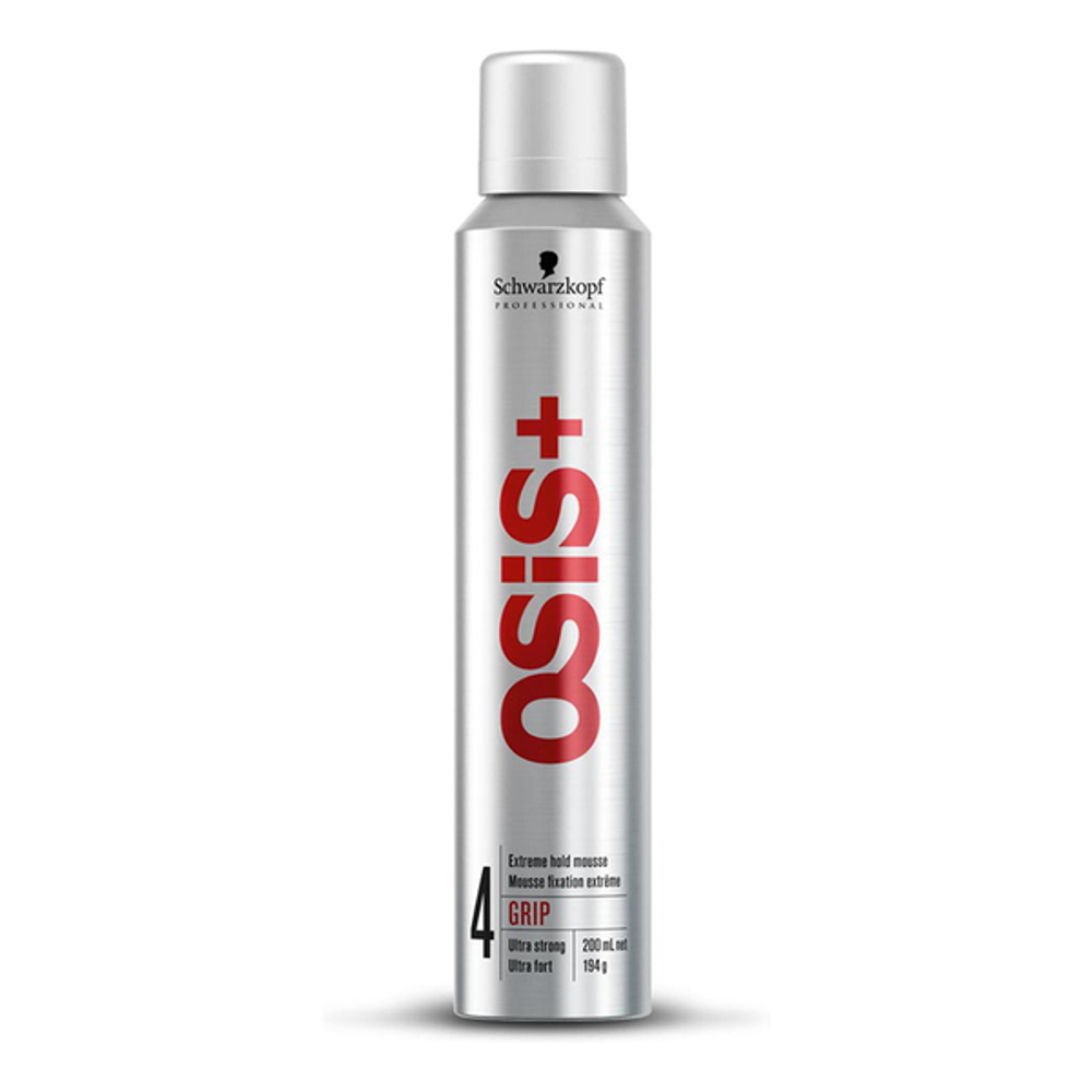 Мусс сверхсильной фиксации OSIS+ GRIP, Schwarzkopf, 200 мл