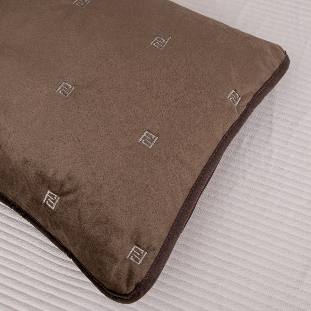 Велюровое покрывало Grande OVS012, размер 240*260, наволочки 50-70 2 шт