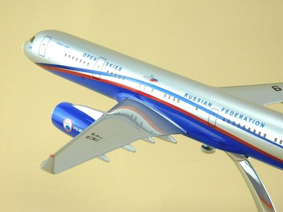 Модель самолета Ту-214ОН (М1:100, Открытое небо)