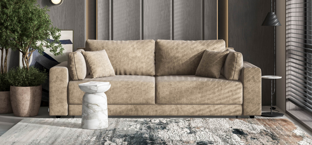 Диван Босс Прайм Велюр Роял тауп