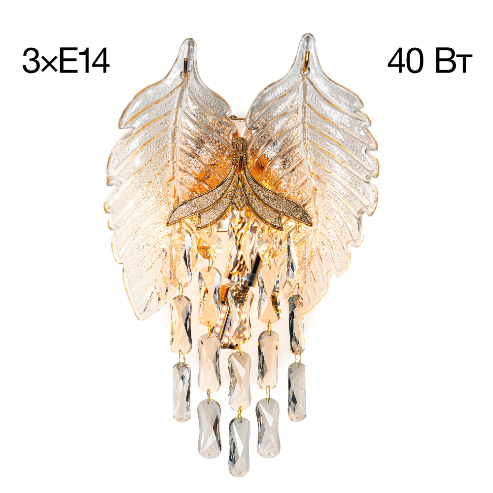 Citilux Darby CL309332 Бра хрустальное Золото