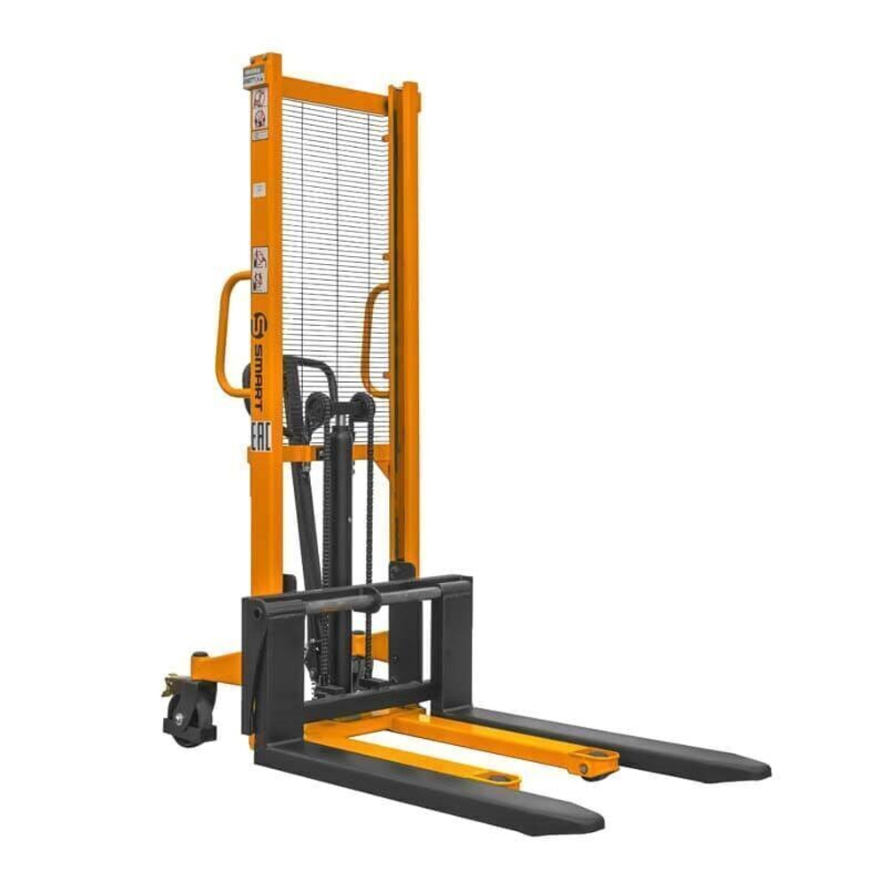 Ручной гидравлический штабелер SDJA 2016 (г/п 2 т, 1.6 м, раздвижные вилы) SMART