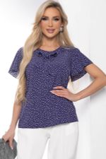 Блуза "Сицилия" (джинс) Б8063 LT Collection (Акция)