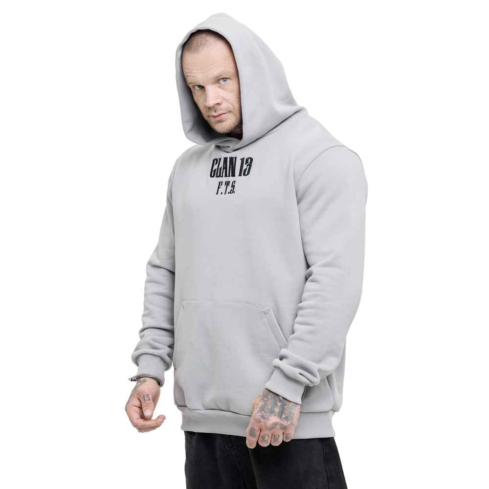 Худи Clan 13 Bas, серый