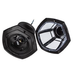 Садово-парковый светильник ЭРА НБУ 07-40-004 Дели 3 черный 6 гранный настенный IP44 Е27 max 60Вт