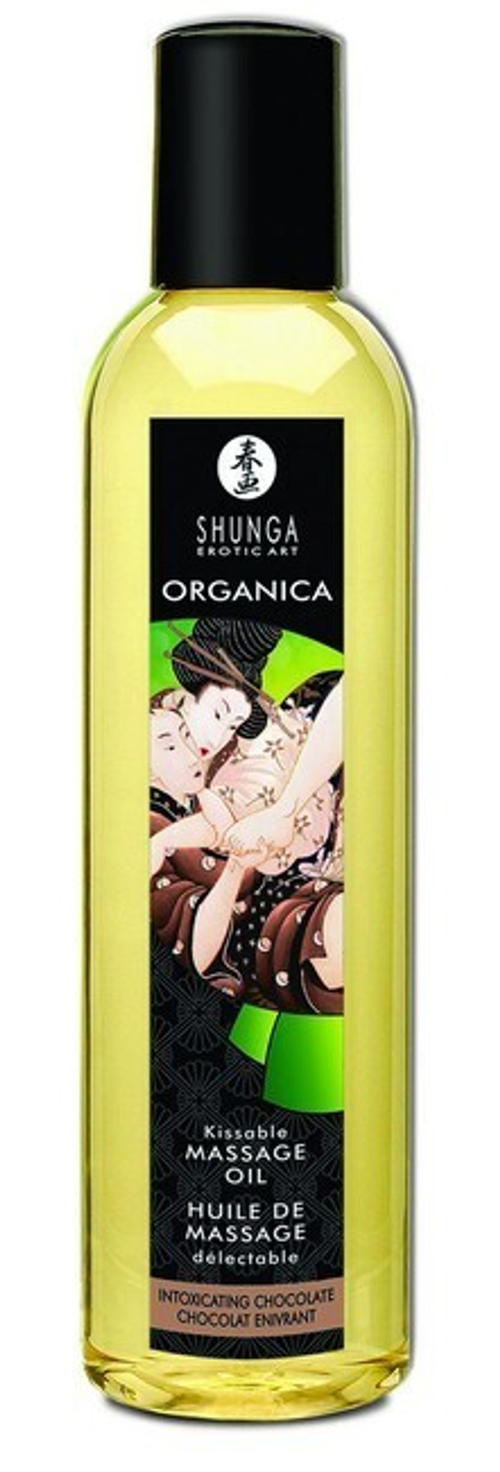 Натуральное съедобное массажное масло "Пьянящий шоколад" 250 мл (Цвет: прозрачный)