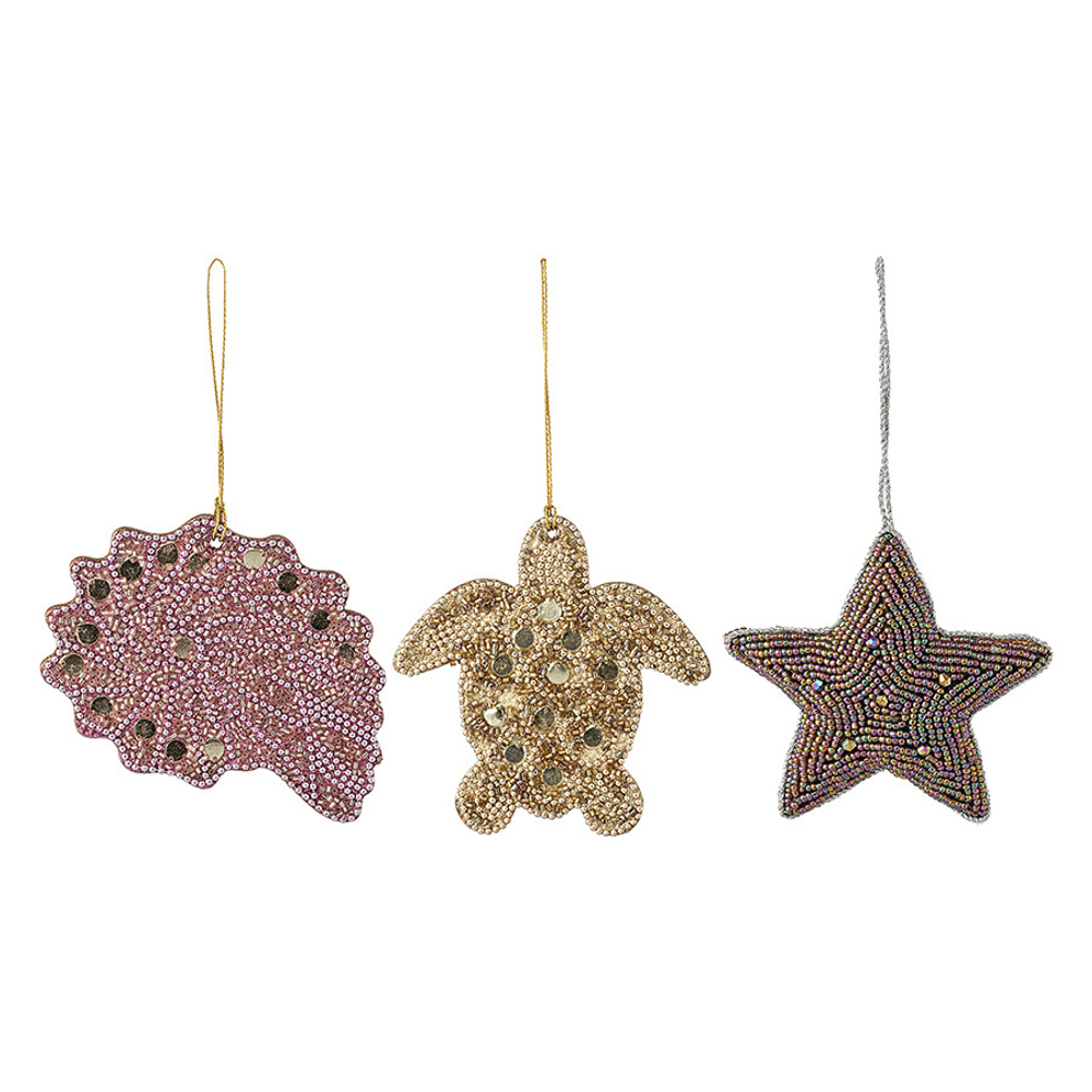 Набор ёлочных украшений sea fantasy из коллекции new year essential, 3 шт.