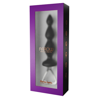 Анальная втулка Adrien lastic Arrow II, черный, M