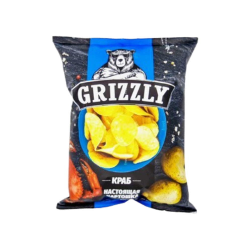 Чипсы Grizzly краб 110 гр