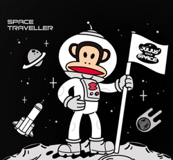 Пенал Paul Frank Cosmic (Yellow)