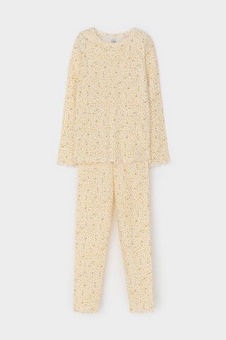 пижама  для девочки  К 1618/светлая мимоза,лепестки цветов