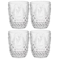 НАБОР СТАКАНОВ ДЛЯ ВОДЫ/СОКА "SUNDAY" 4ШТ/280 МЛ