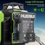 Лазерный уровень Huepar W04CG (ТОЧНЫЙ) с поворотным электромотором и дисплеем