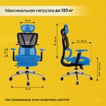 Кресло BRABIX PREMIUM "Evolution ER-700", подножка, слайдер, синхромеханизм, сетка, черное, 532947