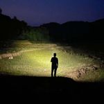 Налобный фонарь HS6R, Cyansky