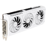 ASUS Video Card AMD Radeon RX 9070 XT White 16GB GDDR6 2220 / 3230 , 2048sp, 32 RT-core, 128 bit, 2.5 slots, 8 pin, HDMI, DisplayPort.