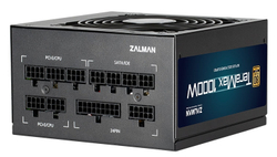 Блок питания Zalman ATX 1000W ZM1000-TMX 80+ gold (20+4pin) APFC 120mm fan 12xSATA Cab Manag RTL