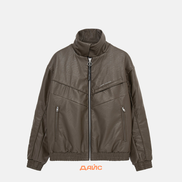 Куртка мужская Krakatau Qm548-7 Vint Faux Leather Bomber Jacket артикул:Qm548-7 - купить в магазине Дайс