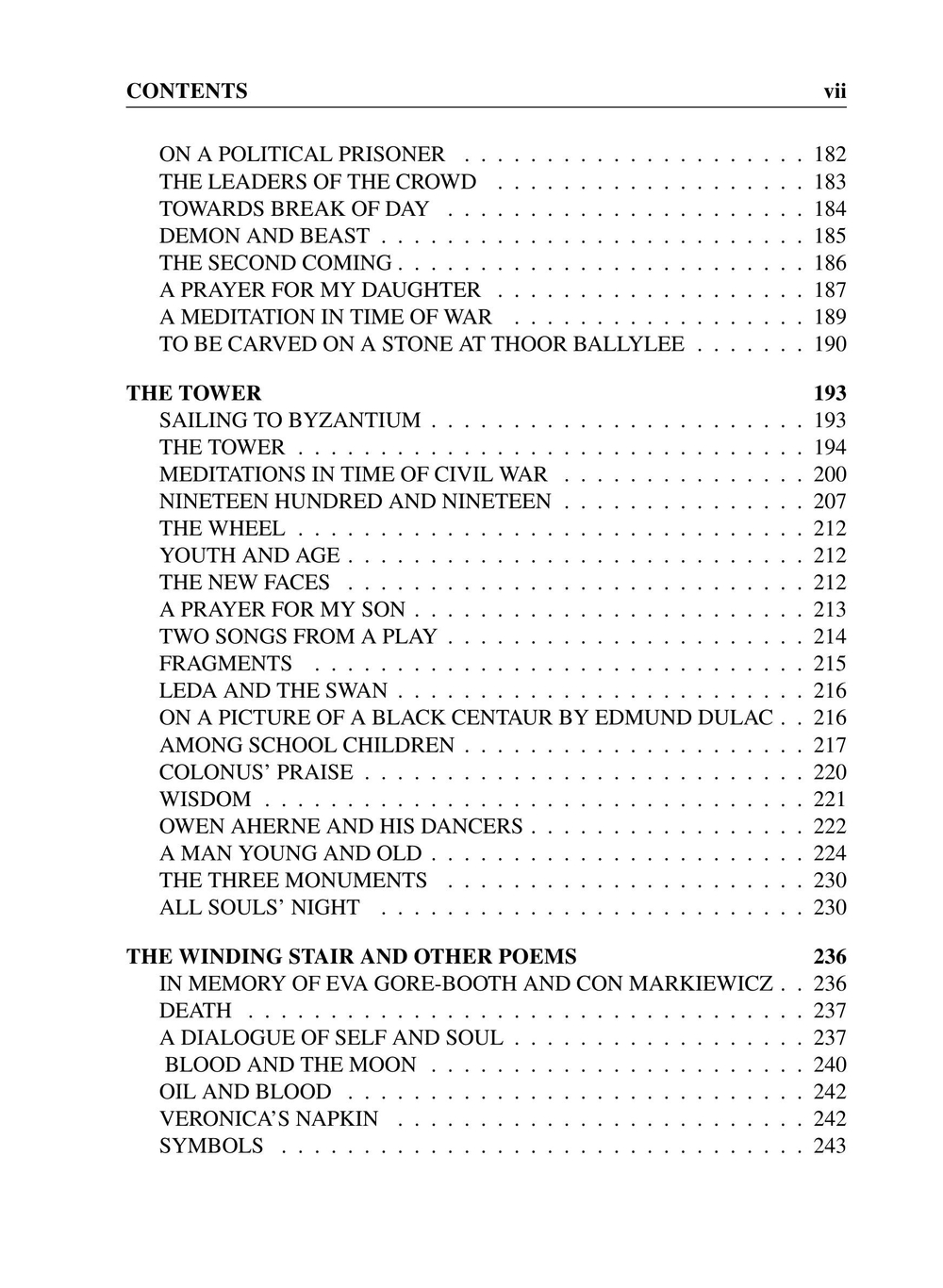 Collected Poems, 1889-1939 | W. B. Yeats