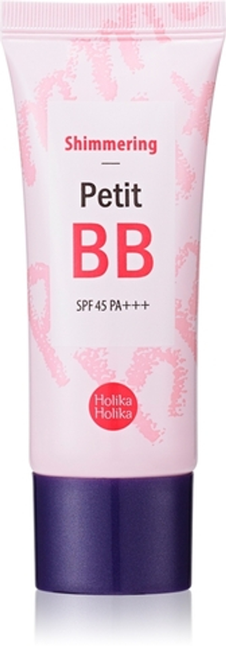Holika Holika Petit BB Shimmering - осветляющий BB-крем SPF 45, 30 ml