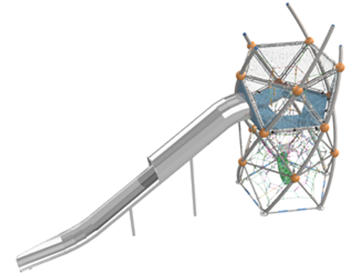 Канатный комплекс со скатом (ГЛ0111)