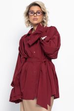 Блуза Присцилла (бордовая) Б14949-5М LT Collection