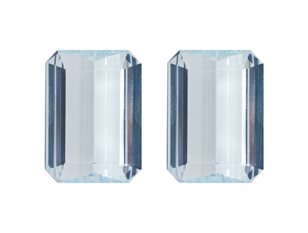 Аквамарин пара (октагон 25.80 ct)