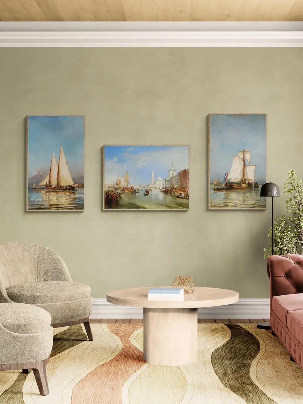 Картина на стену интерьерная на холсте 52*82 см