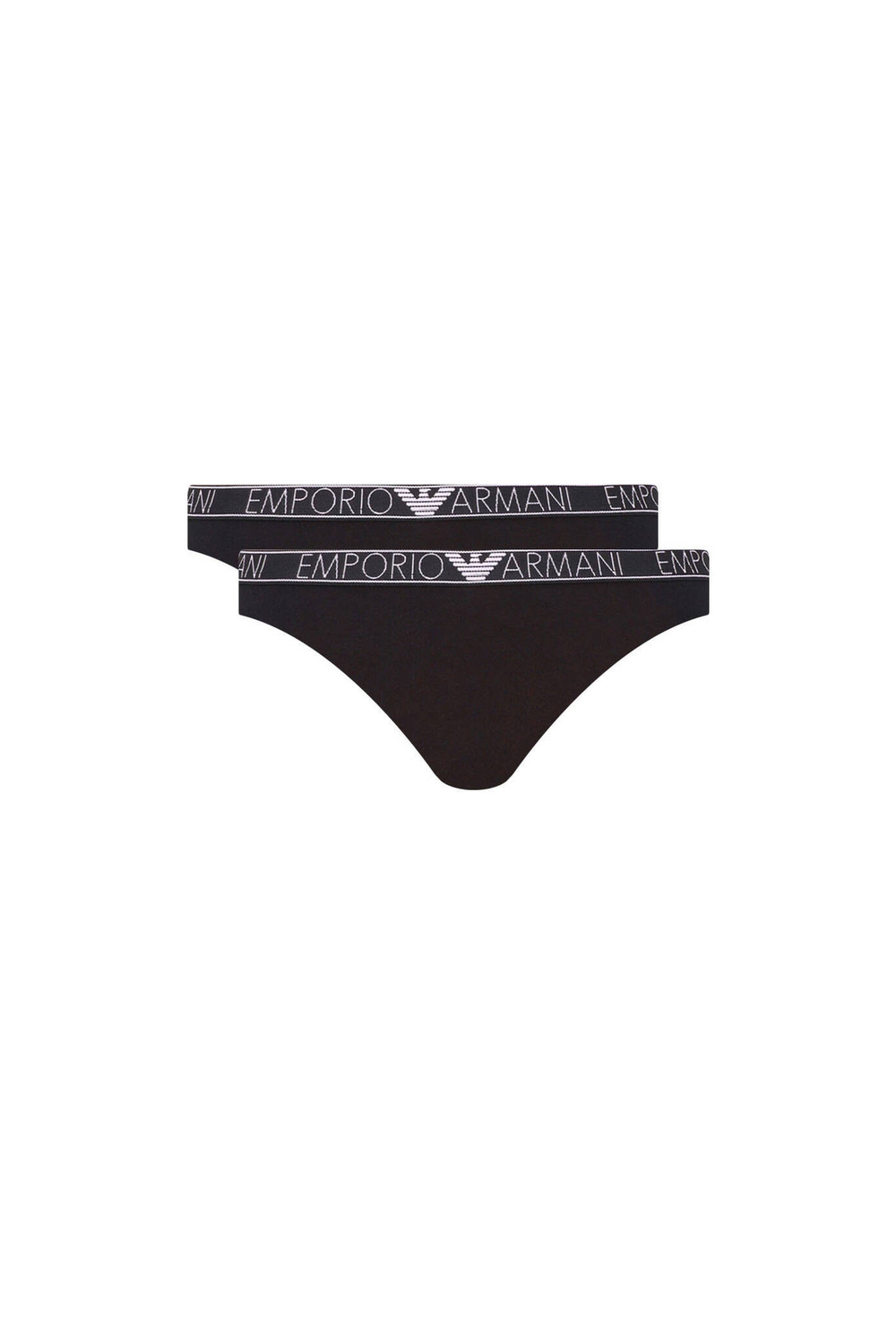 Трусики 2 пары Emporio Armani - черный(163334 4R223)