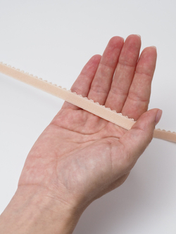 Резинка отделочная пион ажурная мягкая ширина 10 мм с учетом фестона