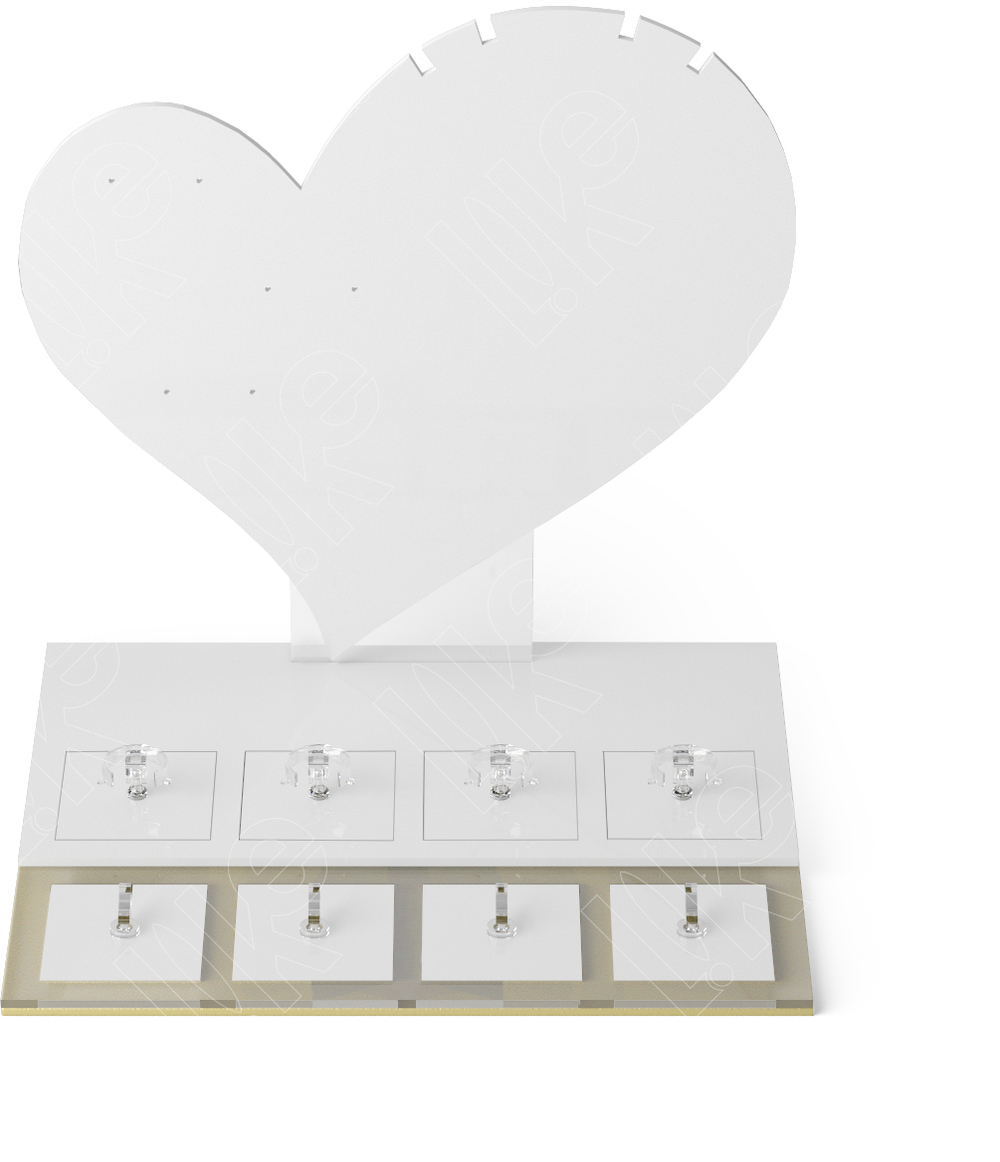 Подиум акриловый для колец/250*210*260 мм.