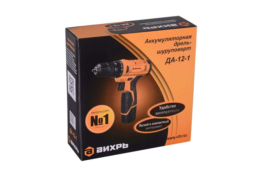 Аккумуляторная дрель-шуруповерт Вихрь ДА-12-1 72/14/11