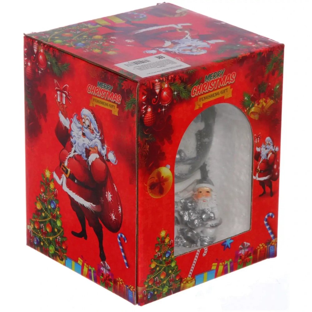 Сувенир Снежный шар «Белая сказка» 9*9*12.5 см (с музыкой и подсветкой), микс