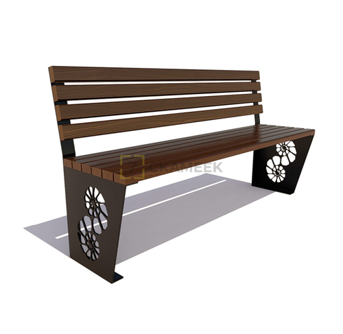 Скамейка садовая «Ракушка» без подлокотников (2,0 м ангарская сосна,40х60)