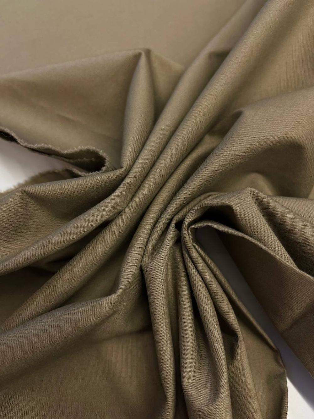 Хлопок с эластаном хаки