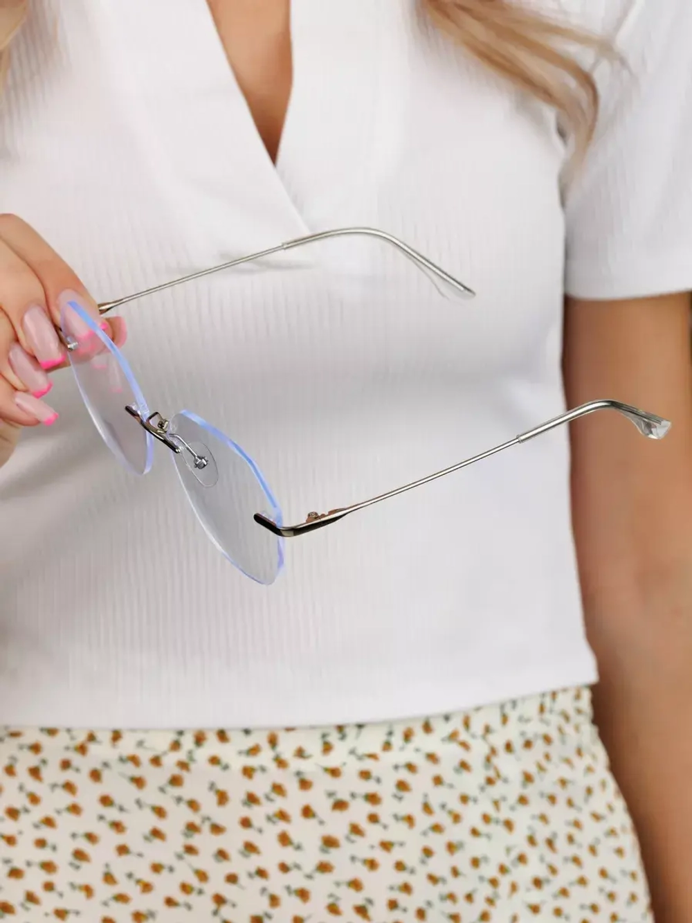 Имиджевые прозрачные очки для компьютера