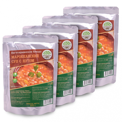 Готовое блюдо "Суп Марокканский" с нутом 300 г. (Кронидов) 4шт 1,2кг