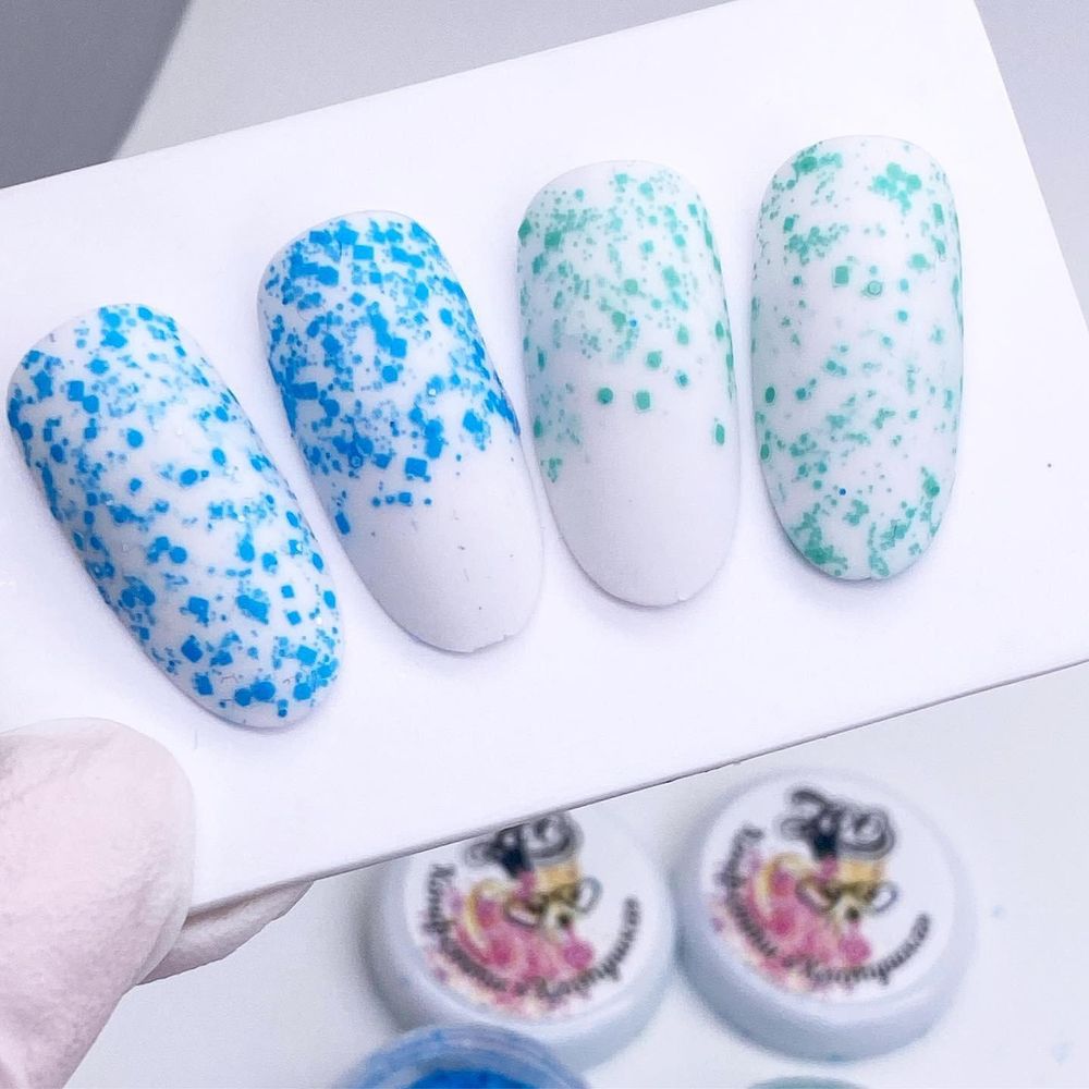 1305 Конфетти "Хлопушка" 2 г бирюзовые