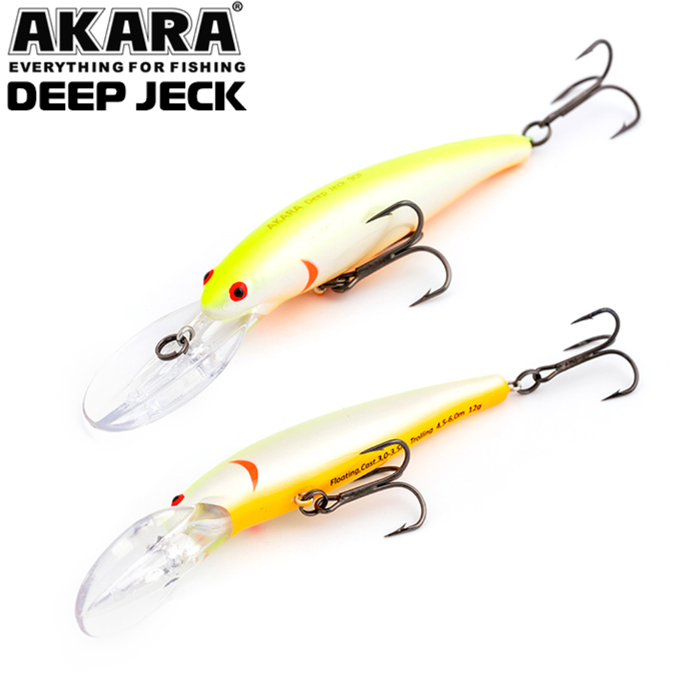 Воблер Akara Deep Jeck 90F 12 гр. (3/7 oz 3,5 in) A125