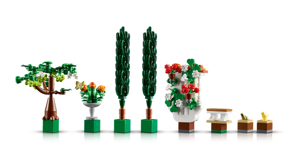 LEGO Коллекционные наборы 10359 Сад с фонтаном — эксклюзивный интерьерный набор