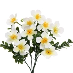 Искусственные цветы «Волшебство лета» 30см Лютики 10 цветков белые