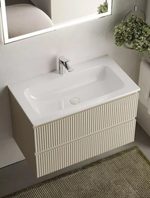 Тумба подвесная SANCOS Snob R 790х445х500, c двумя ящиками оснащенными доводчиками, Beige Soft , арт.SNR80CE