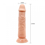 Фаллоимитатор-реалистик на присоске Barbara (21×4,2 см)