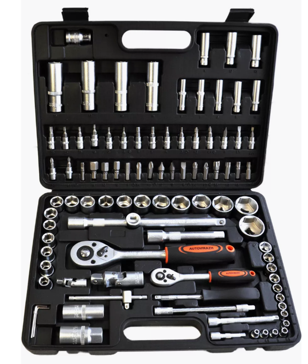 Инструмент  Autovirazh  набор 94 пр. 1/2"-1/4" AV-212094