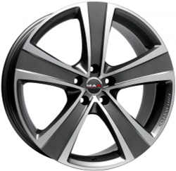 Mak Fuoco 8.5x19 5x130 ET 45 Dia 71.6 (ice titan)
