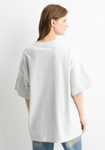 Футболка 9 lives серый меланж