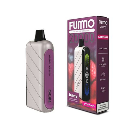 Fummo Nova Strong Черника-малина 20000 затяжек 20мг (2%)