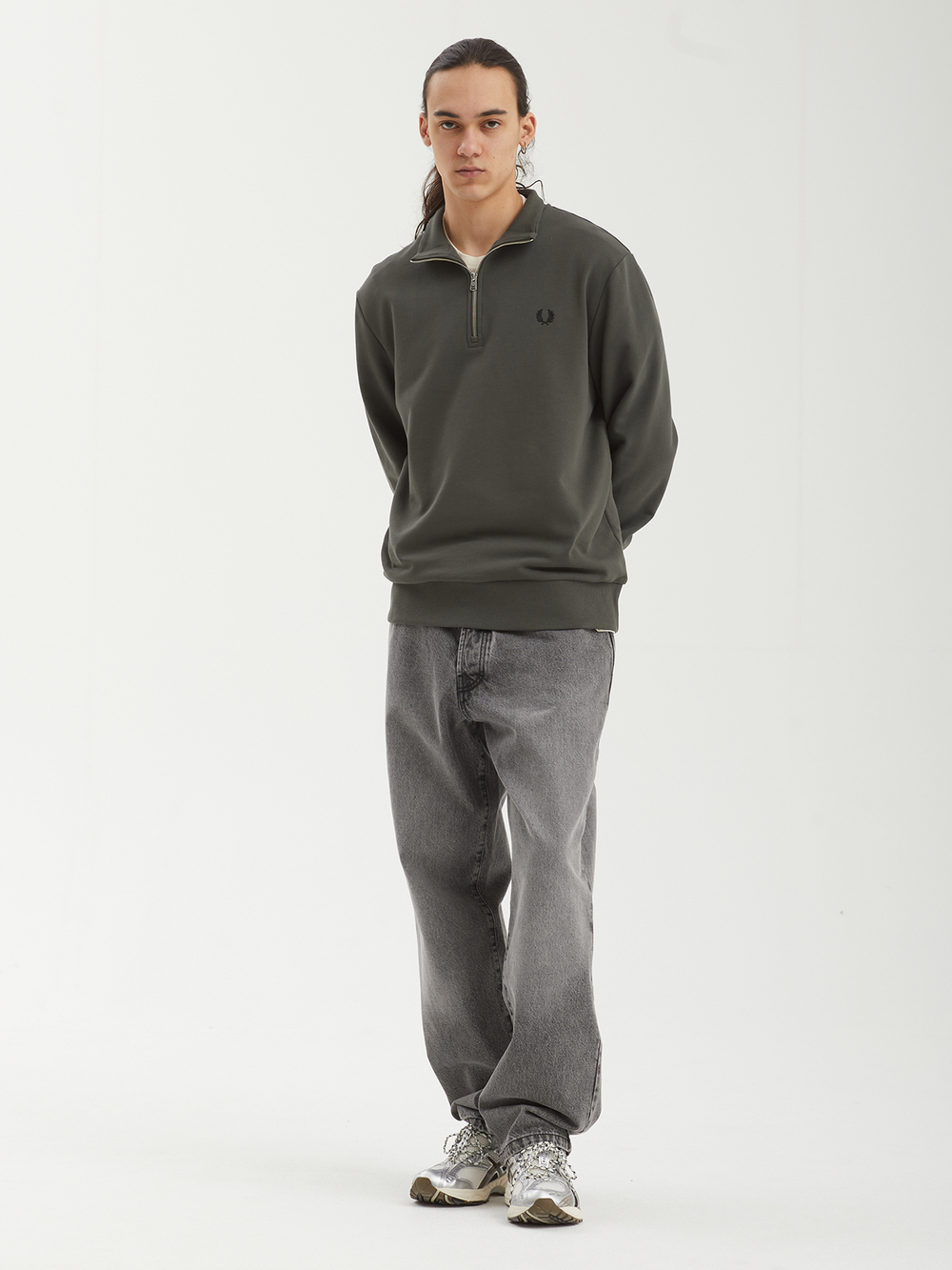 Мужская Толстовка Half Zip