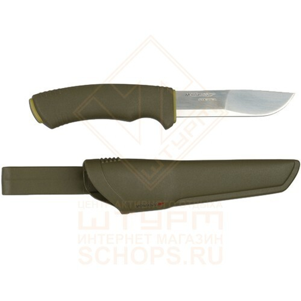 Нож Morakniv Bushcraft Forest, Olive