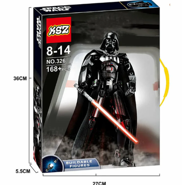 Конструктор " Звездные войны "  Дарт Вейдер , 168 дет.